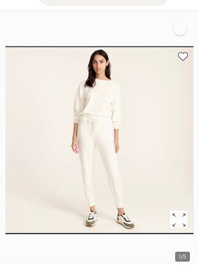 NWT J CREW COTTON CASHMERE JOGGERS